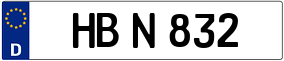 Truck License Plate